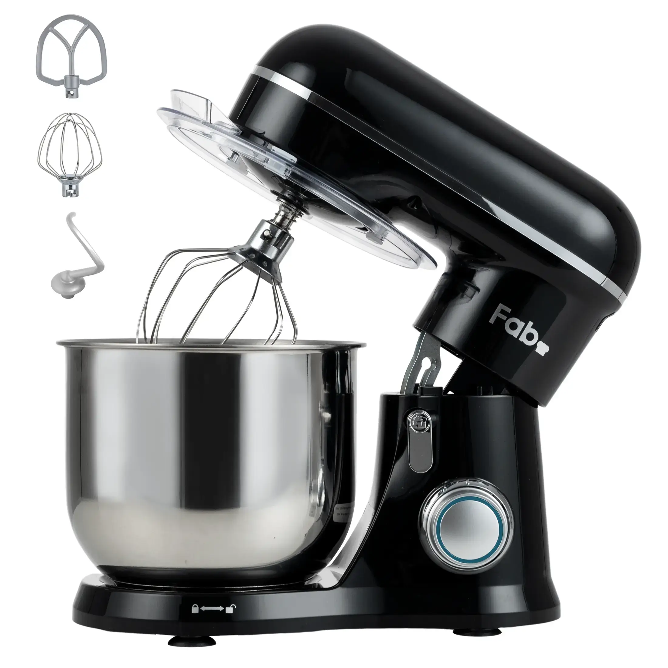 3.5QT/6.5QT Stand Mixer, 10-Speed Tilt-Head Electric Stand Mixer, 3-In-1 Kitchen Mixer with Bowl, Dough Hook, Whisk and Beater, Food Mixer for Baking, Cake and Most Home Cooks