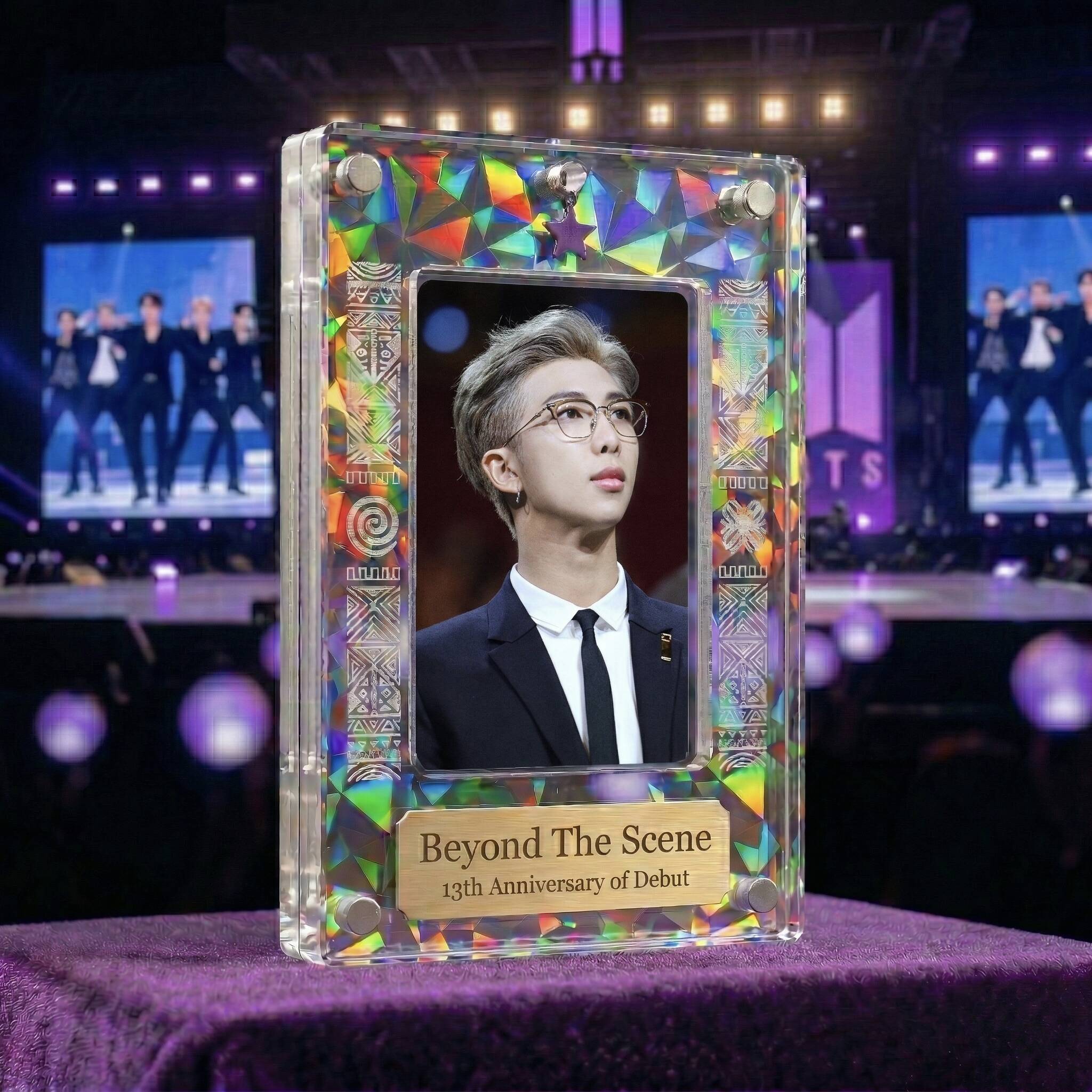 ✨ BTS 13th Anniversary Holographic Card Frame