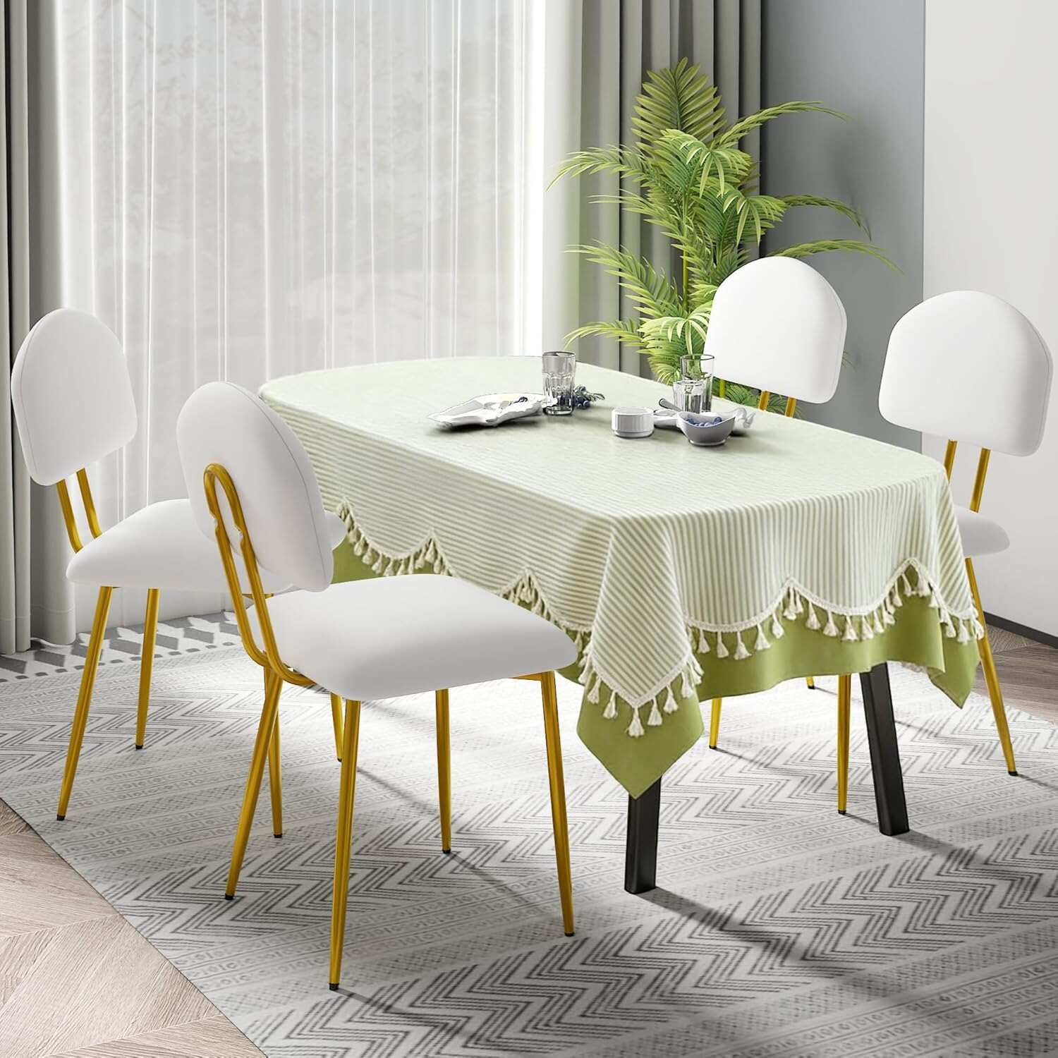 VECELO Dining Chairs Set of 2