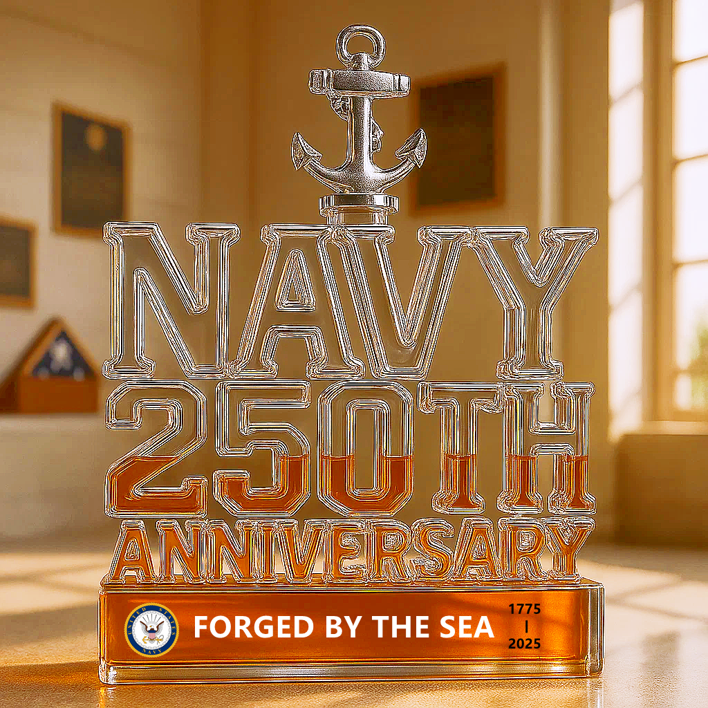 250th Anniversary Military Commemorative Whisky Bottle