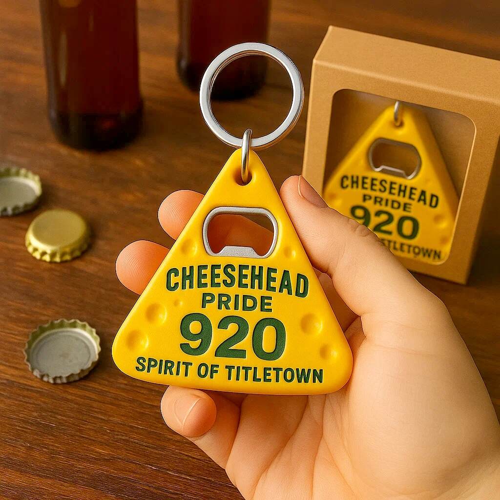 Cheesehead Pride Bottle Opener