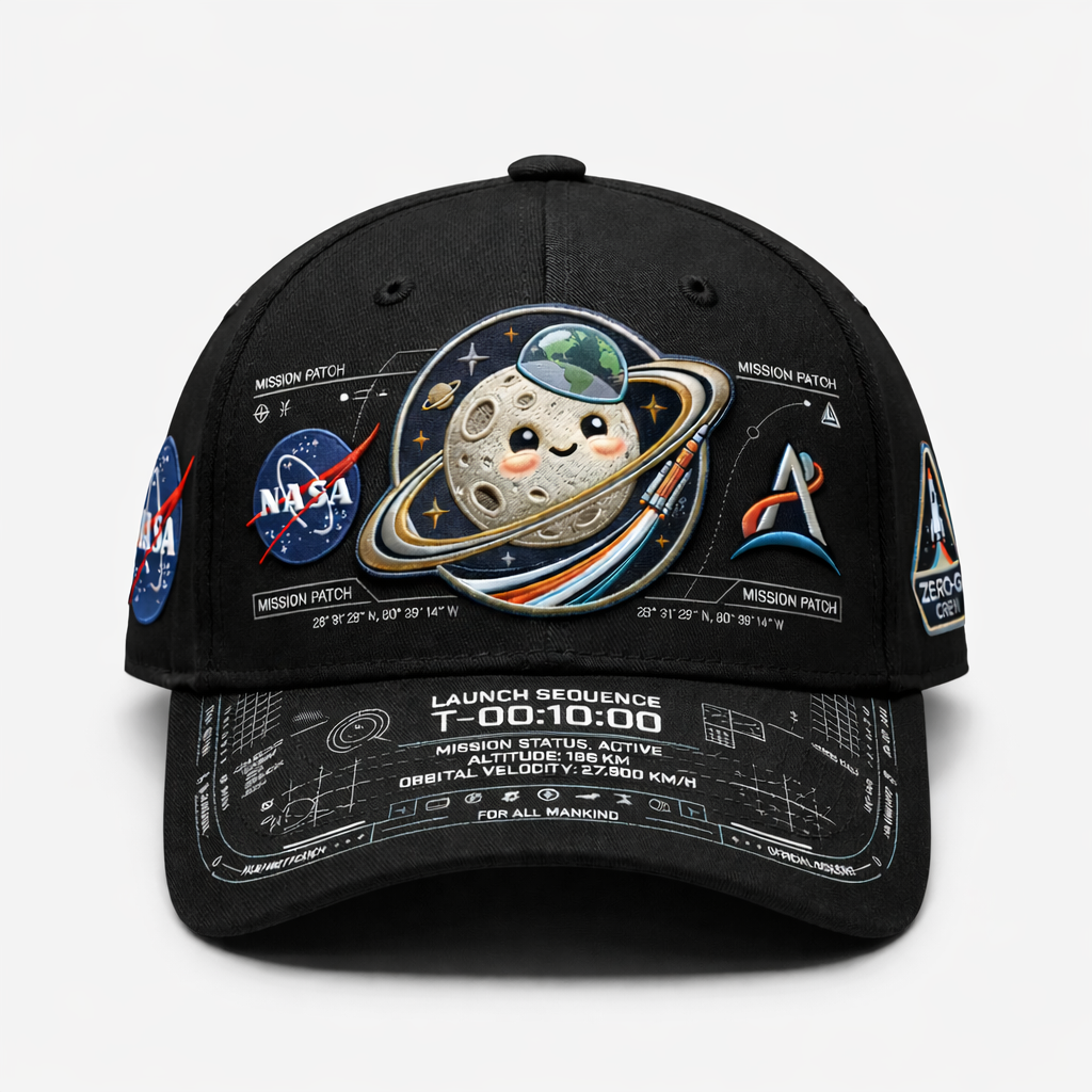 NASA Mission Patch Space Cap