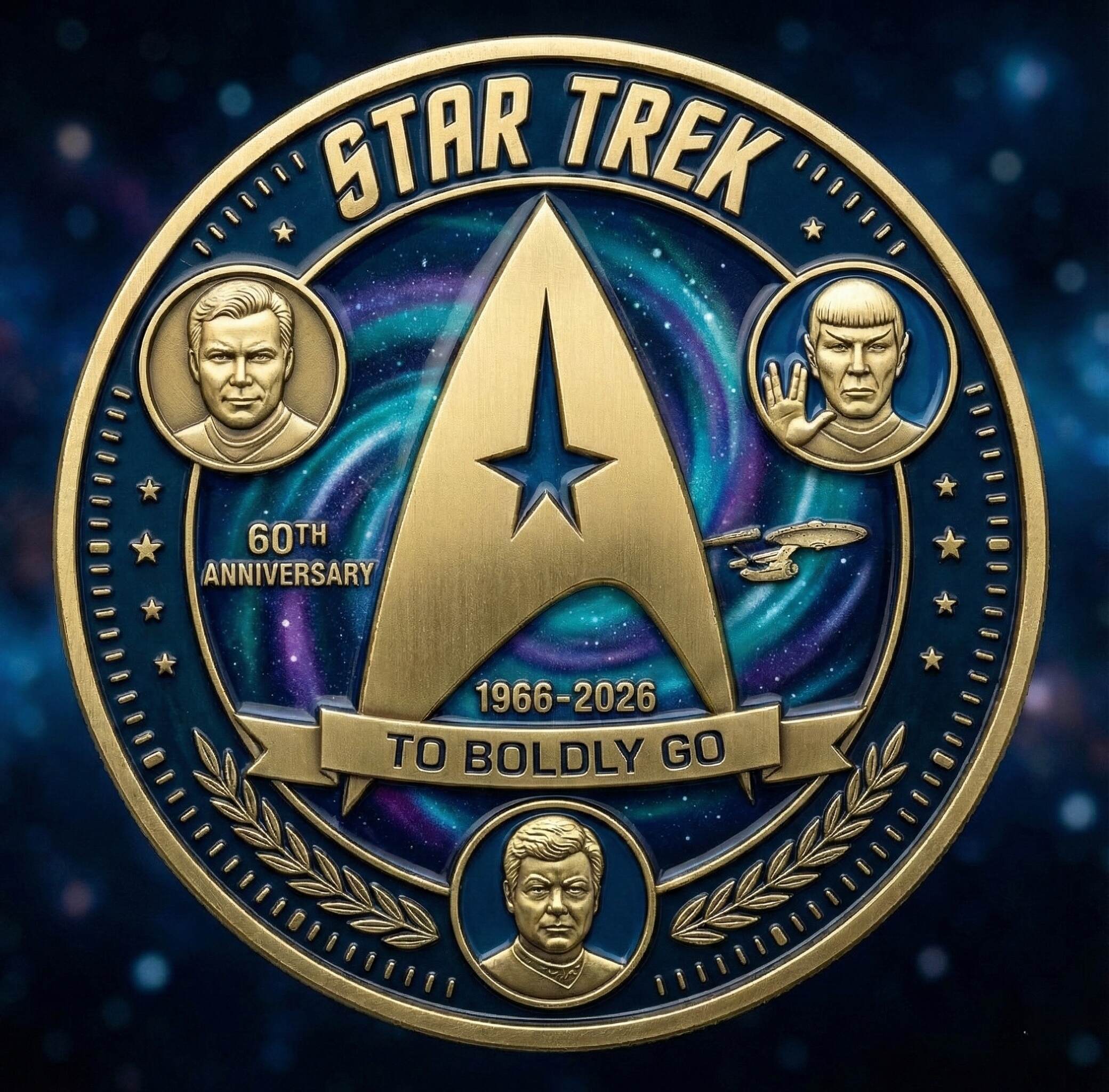 STAR TREK – 60th Anniversary (1966–2026) Commemorative Coin