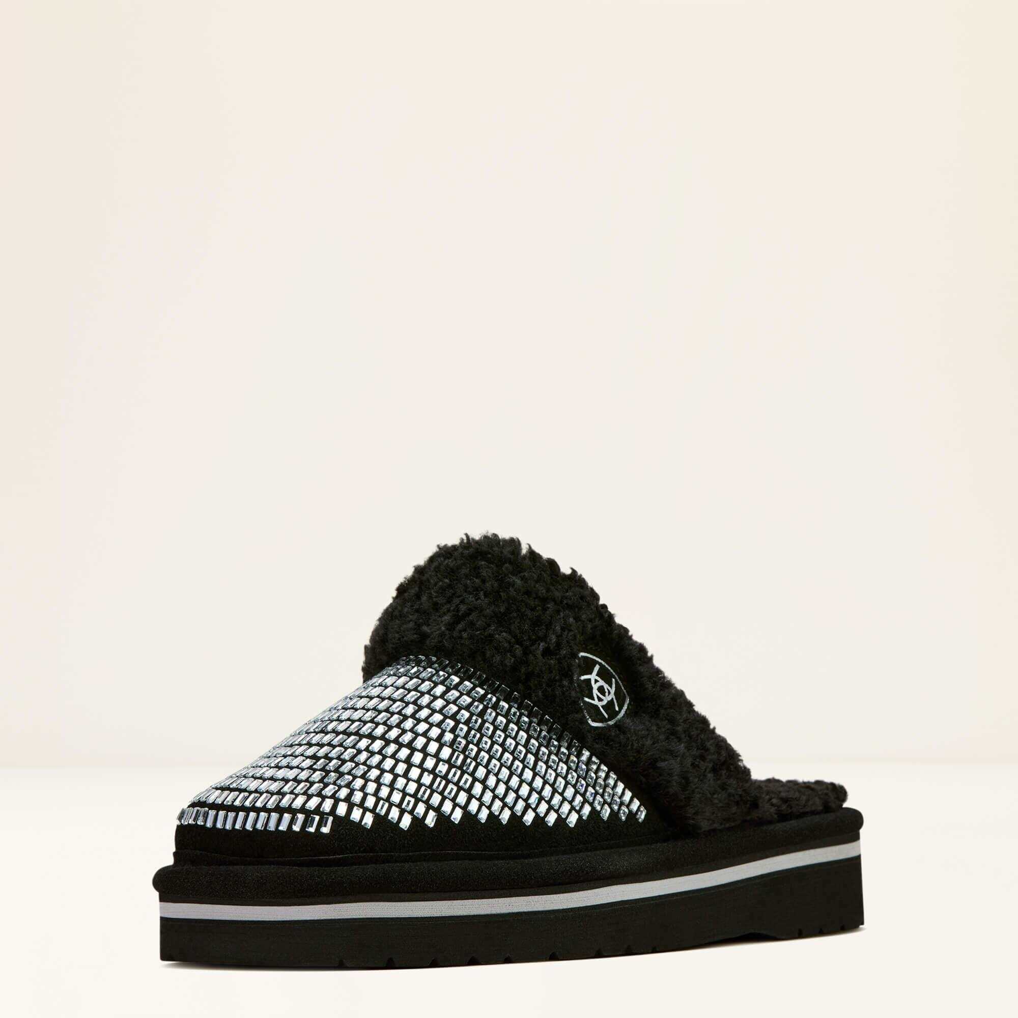 Jackie Square Toe Stack Slipper