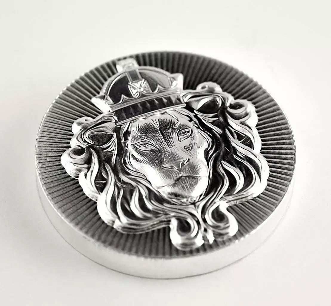 2 oz .999 Silver STACKER ROUND by Scottsdale Mint - 2 oz .999 Silver