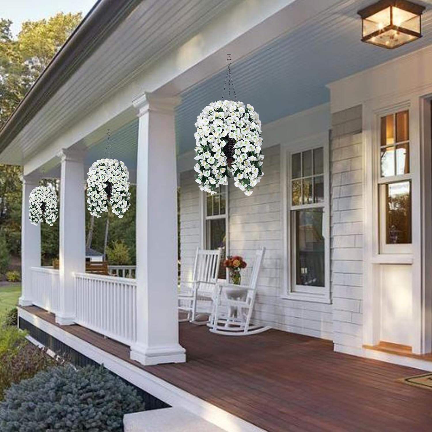 🔥On Sale🔥Artificial Faux Hanging Flowers Plants - UV resistant, Waterproof，Windproof