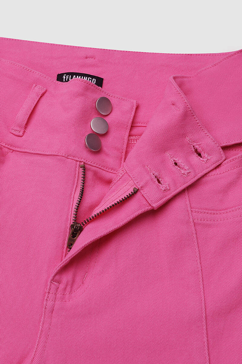 Spring Sale🔥Solid Cut Out Waist Skinny High Waist Capri Jeans