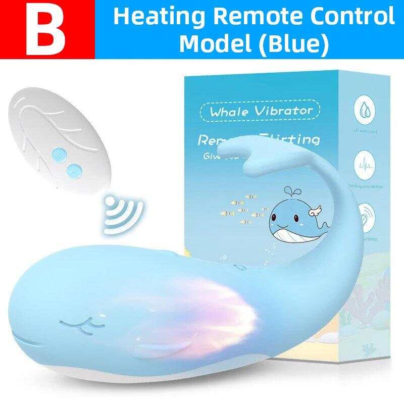Little Whale Remote-Controlled Vibrating Egg – 10 Modes, Wearable G-Spot & Clitoral Stimulator