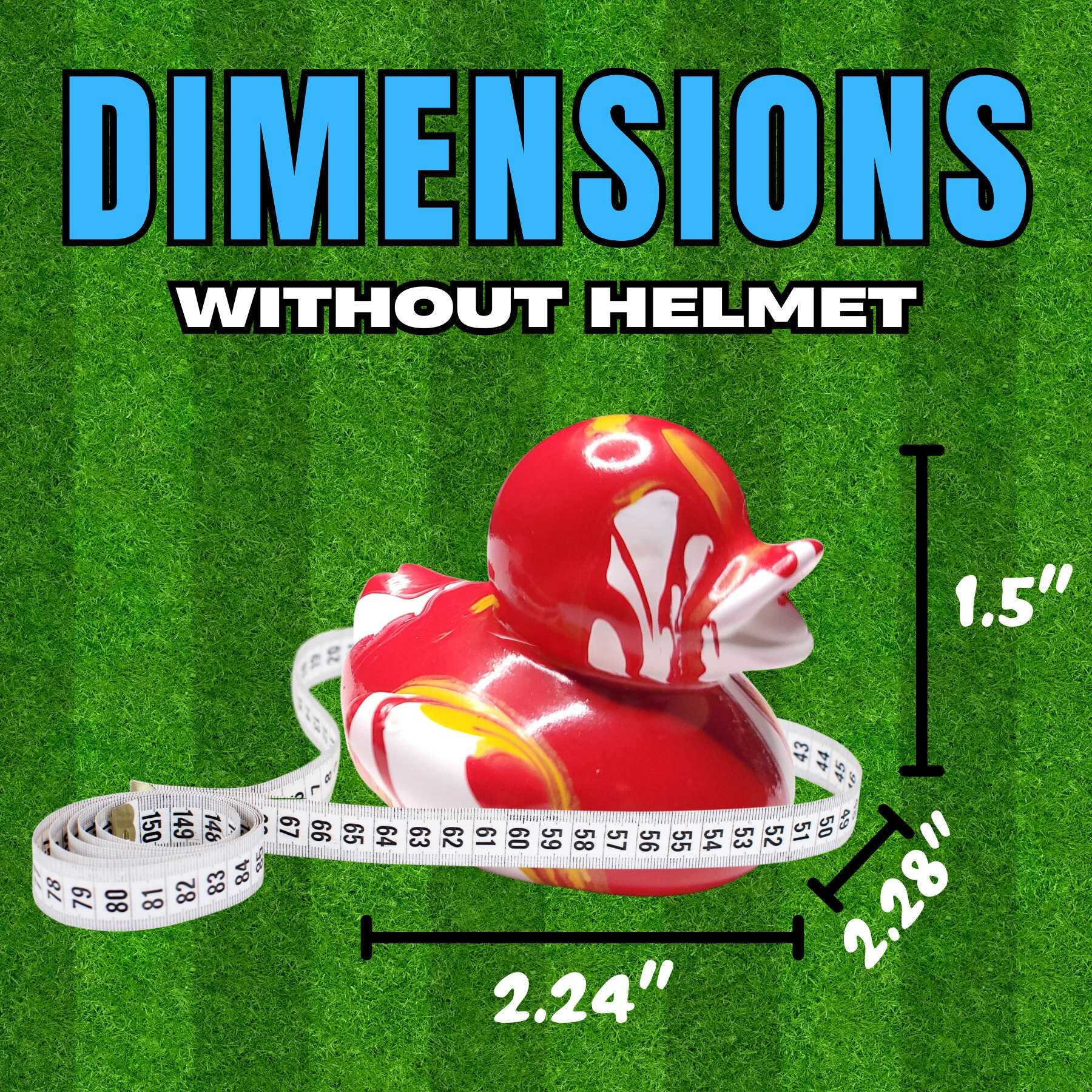 Handcrafted NFL Painted Duck for Fans and Jeep Decor