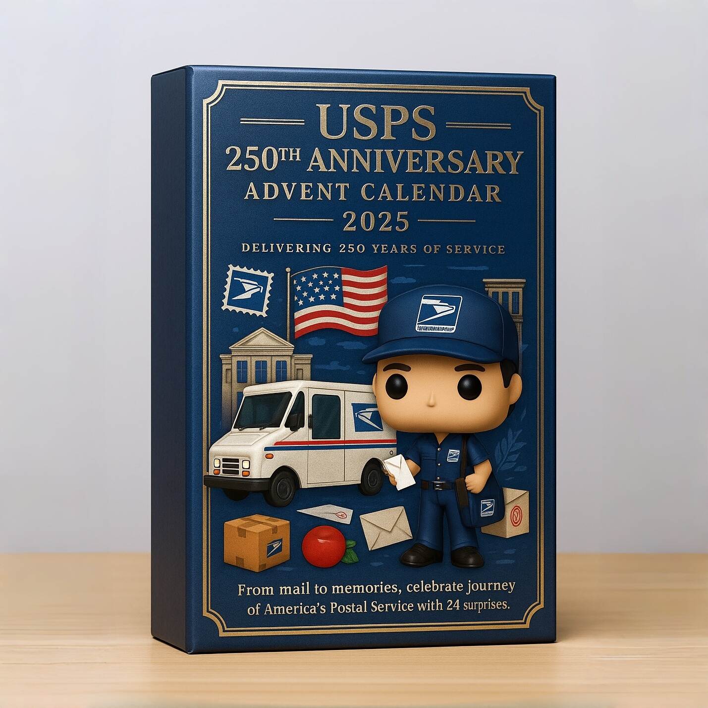 USPS 250th Anniversary 2025 Advent Calendar
