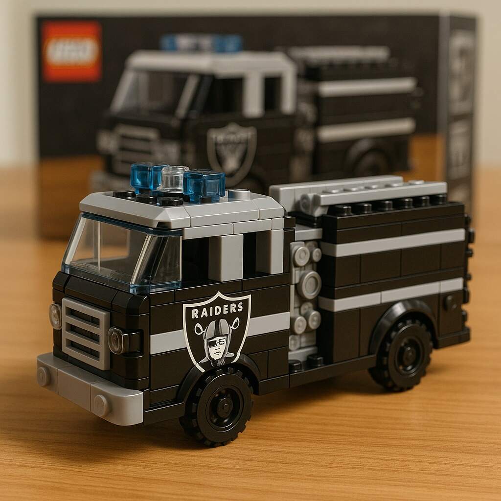 AFC West Series Fire Truck Building Block Set