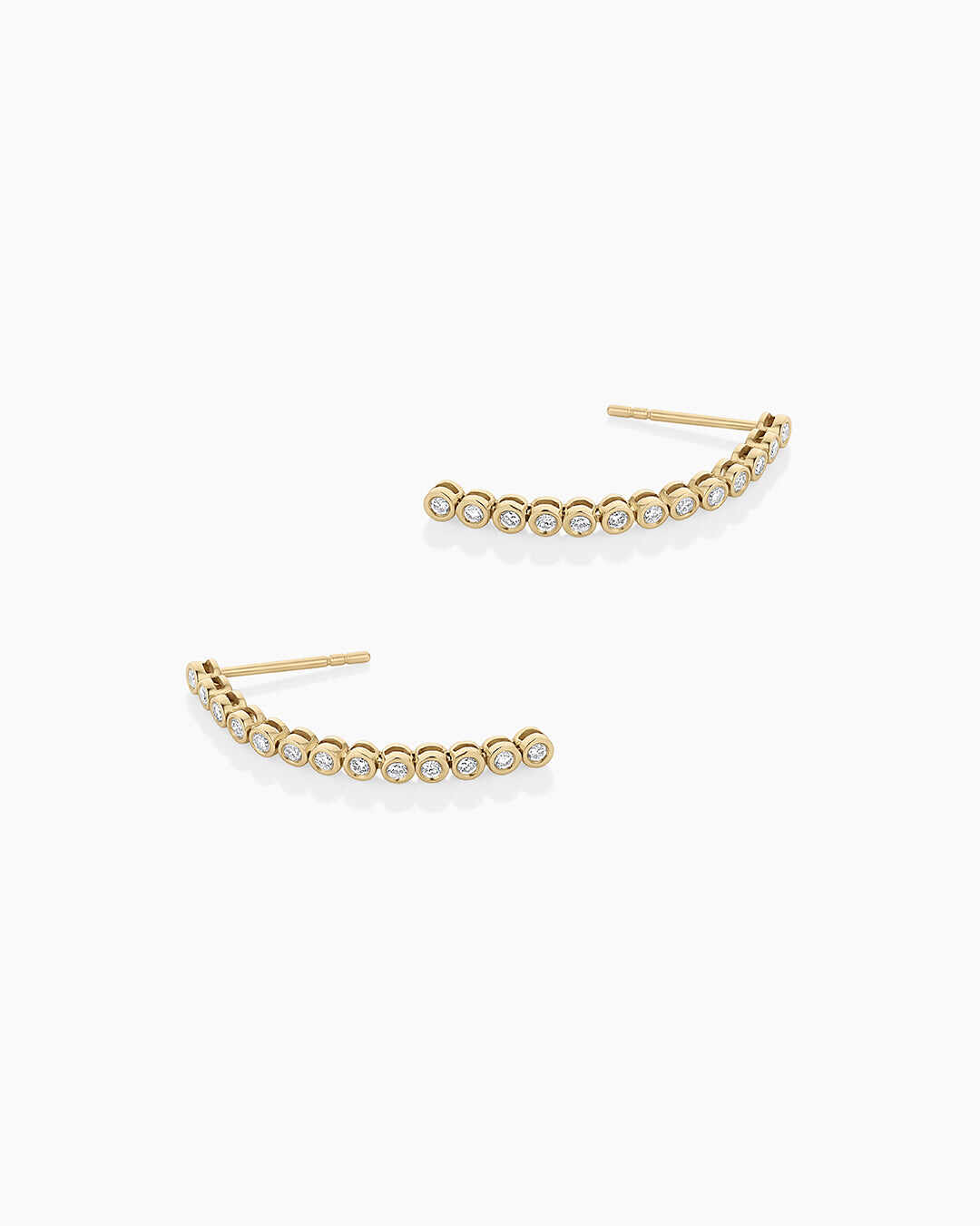 Lab Grown Diamond Classic Tennis Drop Earrings