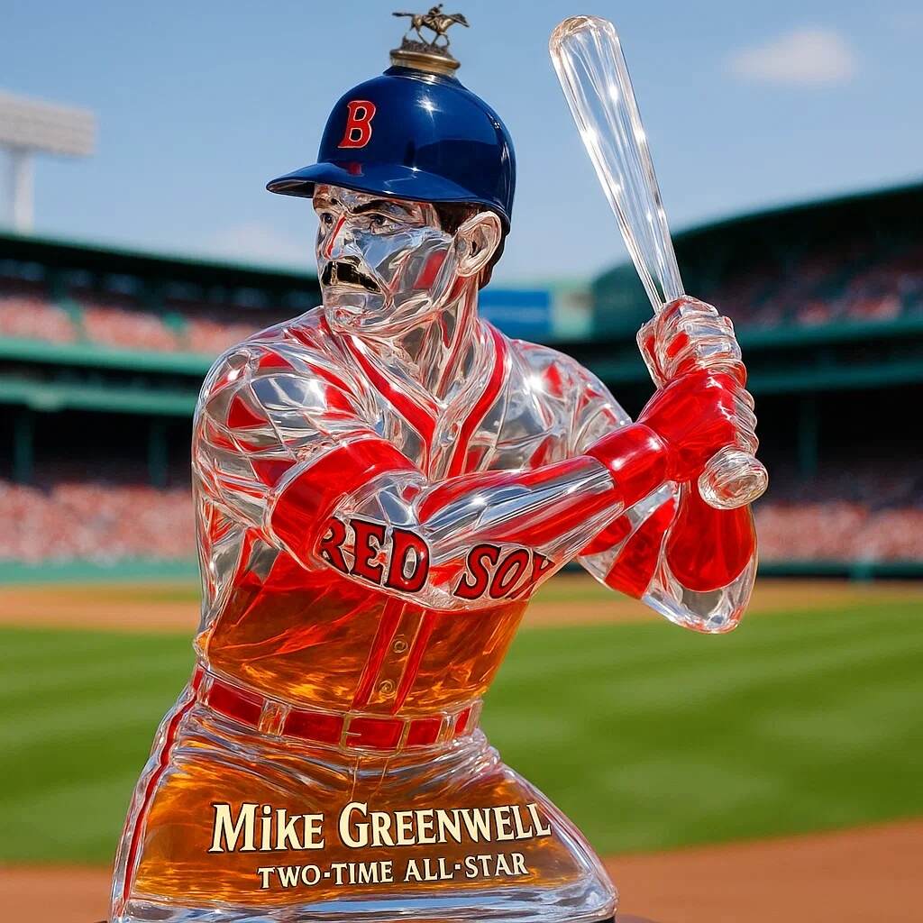 Two-time All-Star Mike Greenwell whiskey bottle