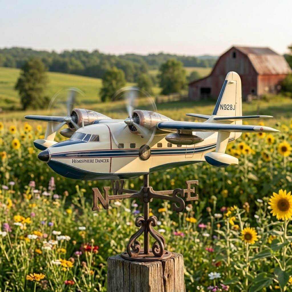 Jimmy Buffett’s Legendary Hemisphere Dancer Garden Wind Spinner