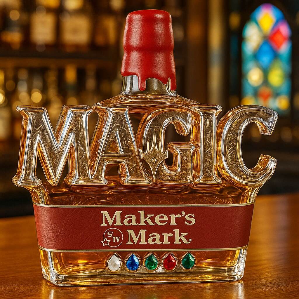 Magic: The Gathering Whiskey Bottle