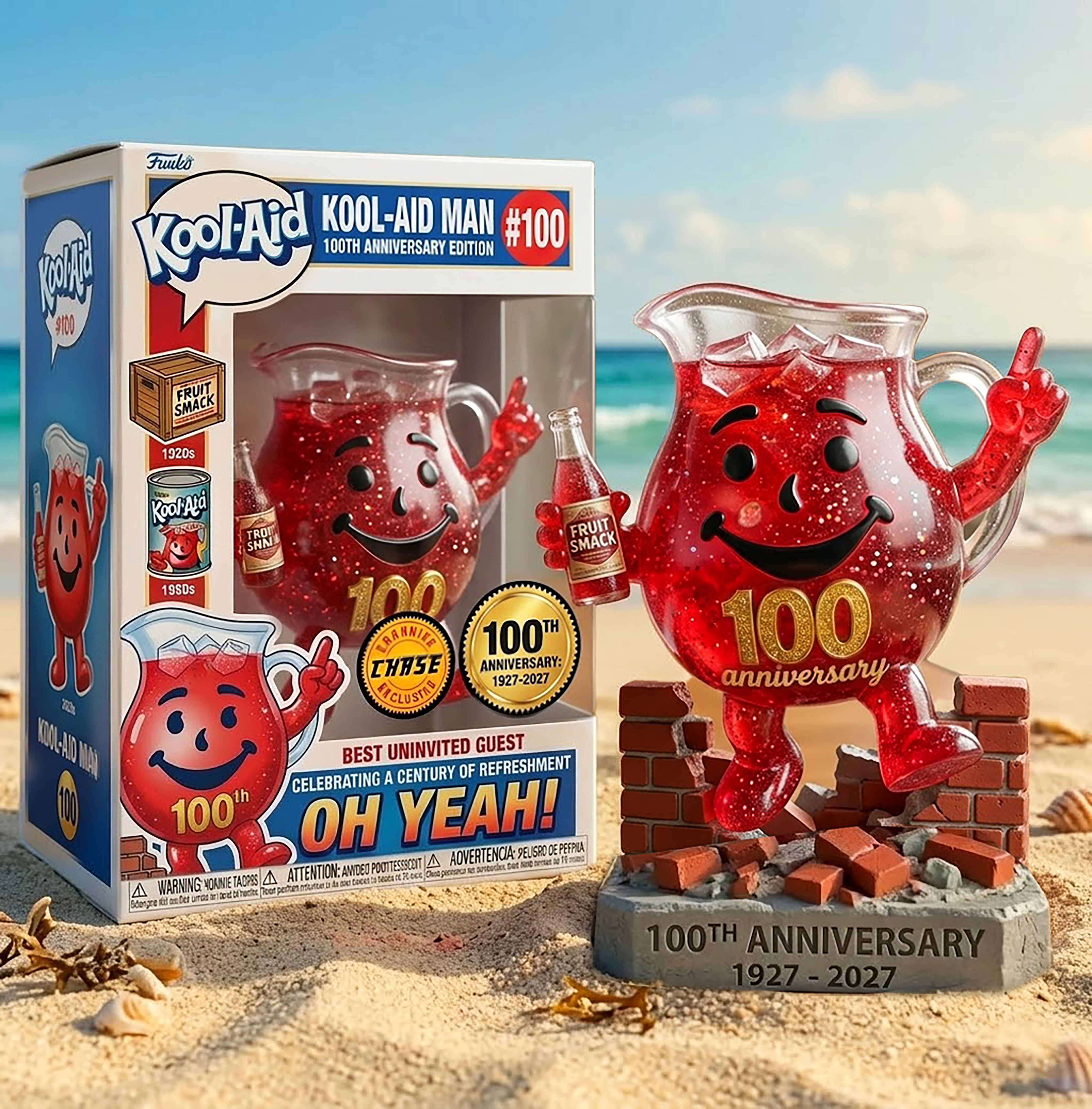 Iconic Kool-Aid Man 100-Year Figure