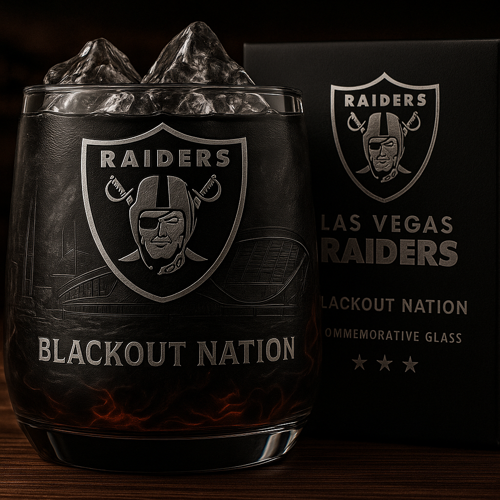 Las Vegas Raiders Glass