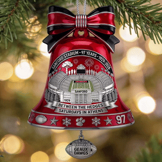 97th Anniversary Sanford Stadium Bell Ornament