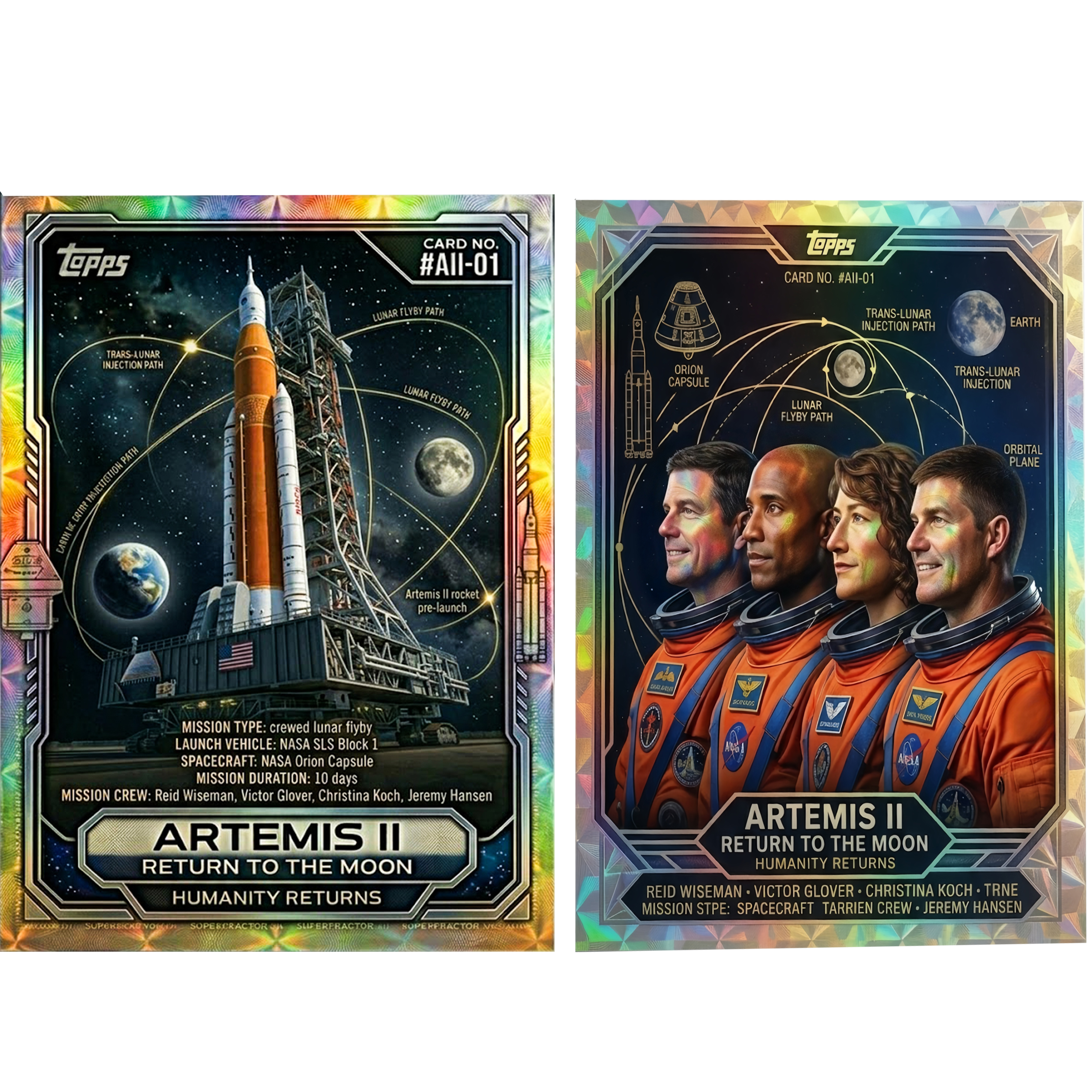 🌌Artemis II NASA Premium Trading Card Box