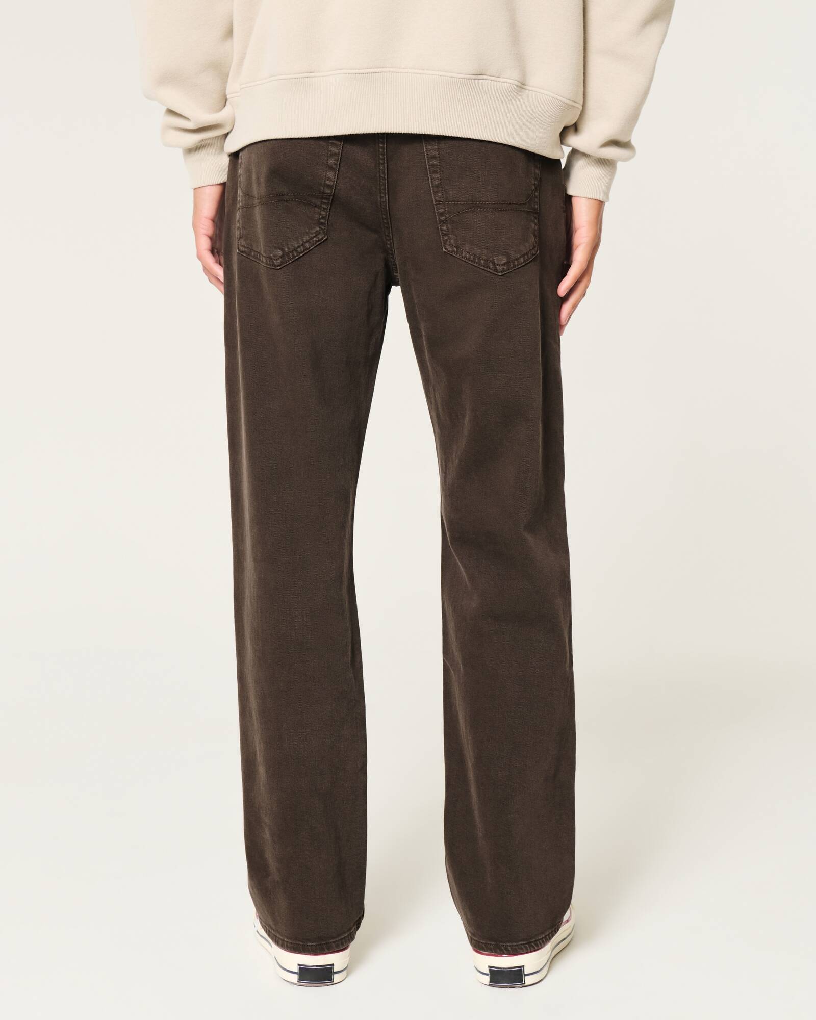 Light Wash Straight Jeans