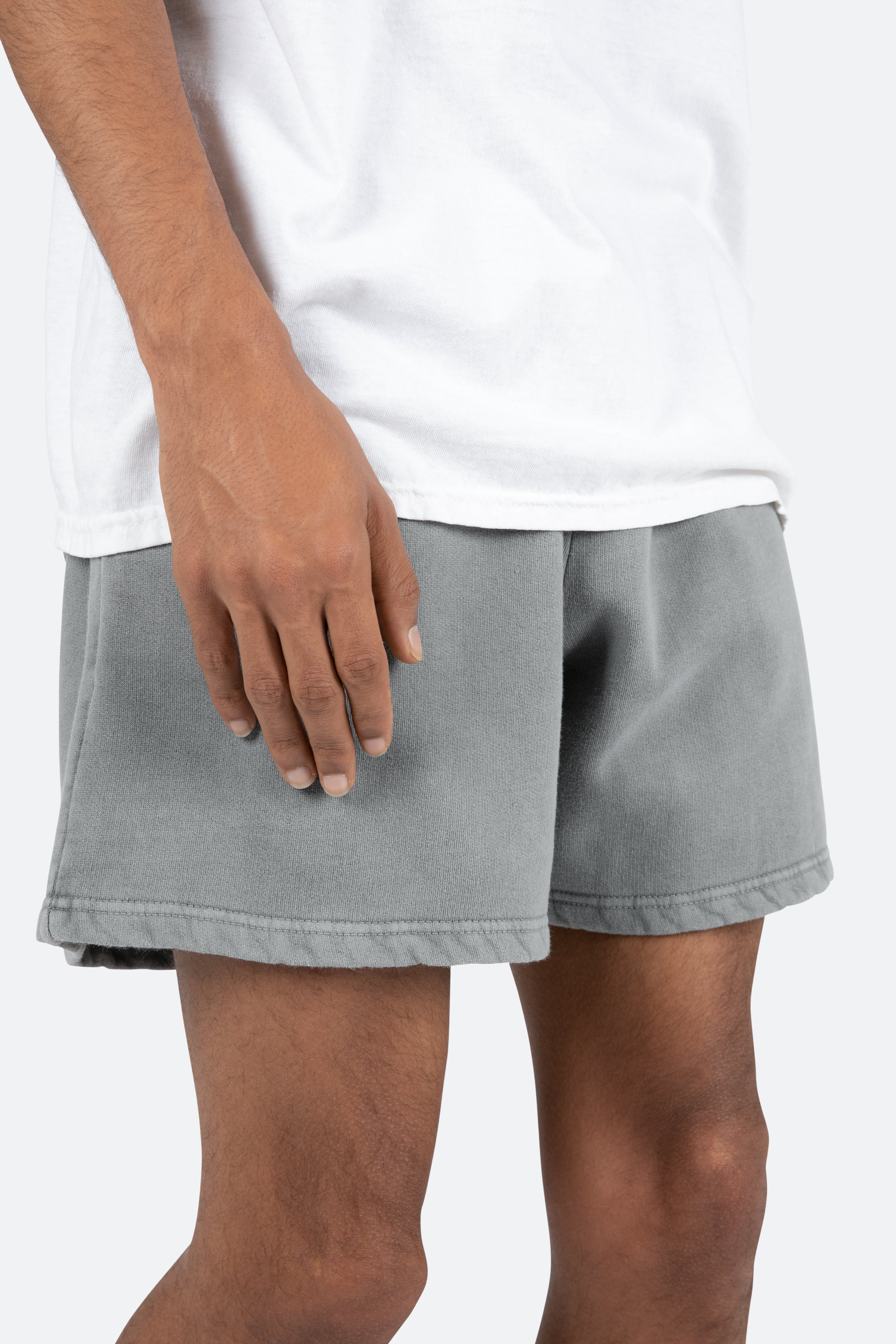 Vintage Washed Sweatshorts - Grey