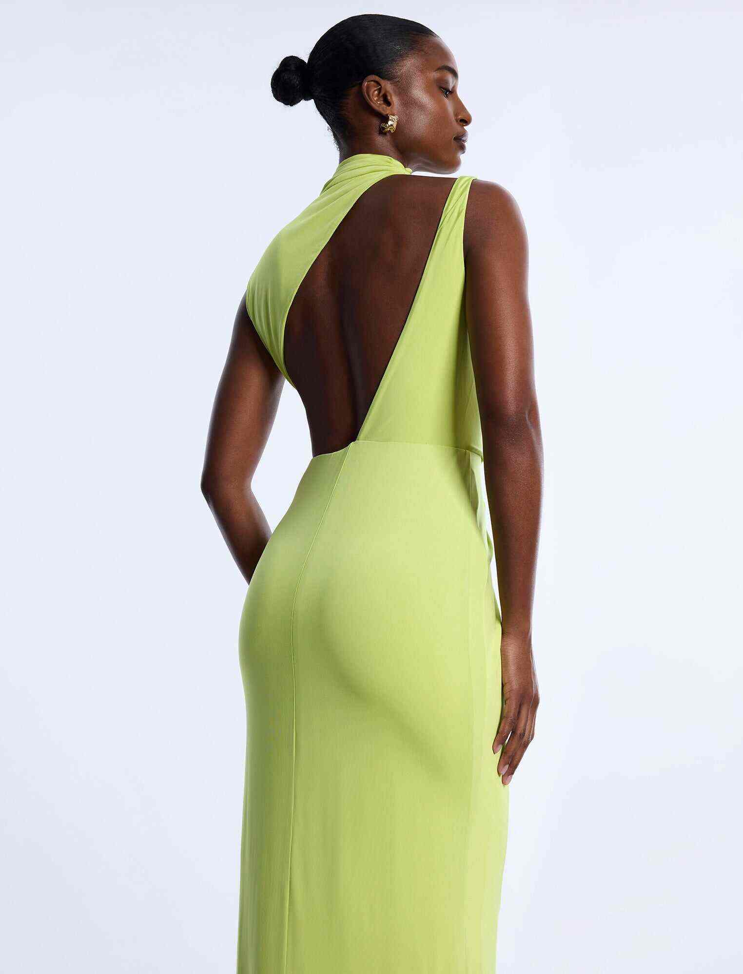 TestAsymmetrical  Jersey Gown