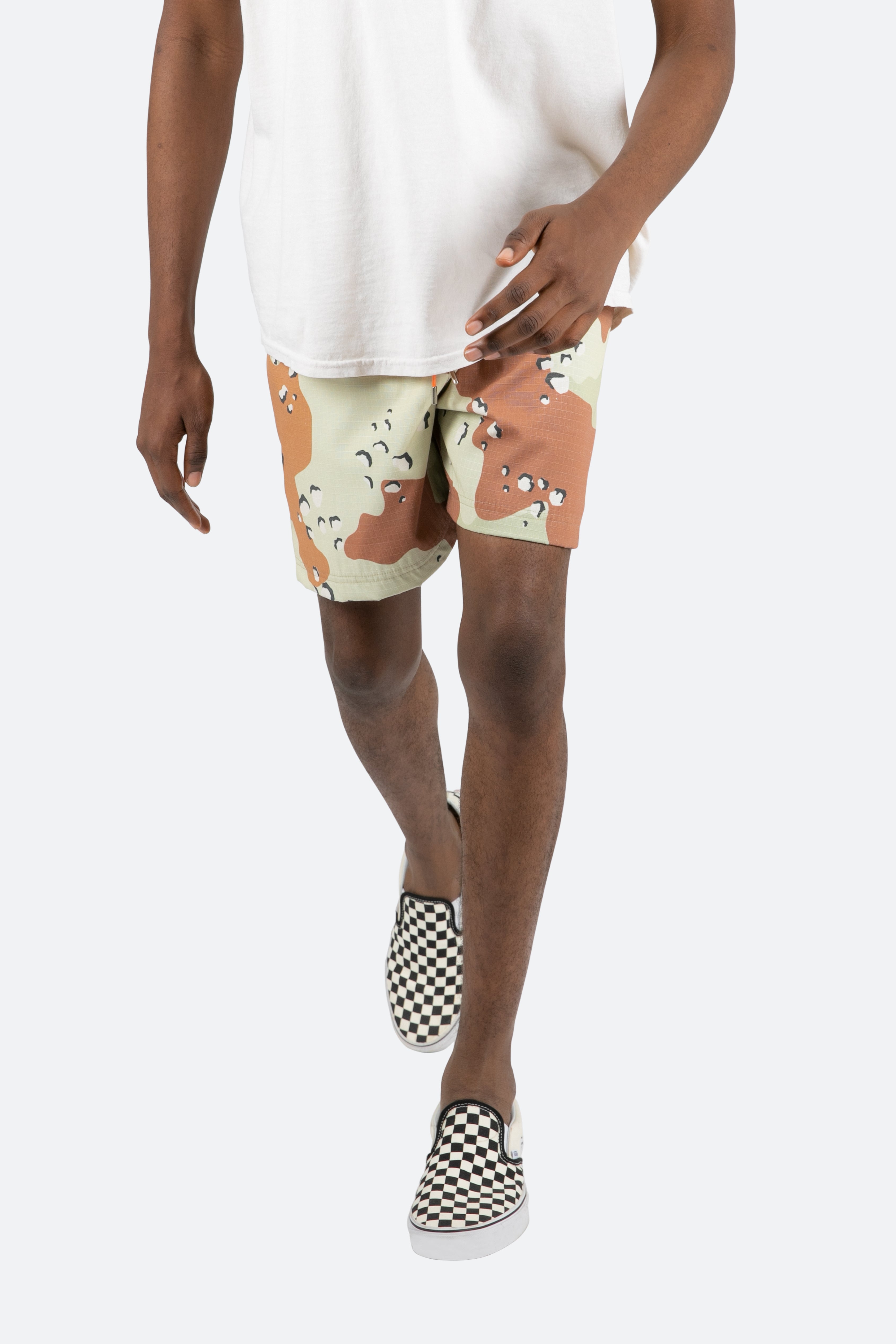 Camo Ripstop Shorts - Desert Camo
