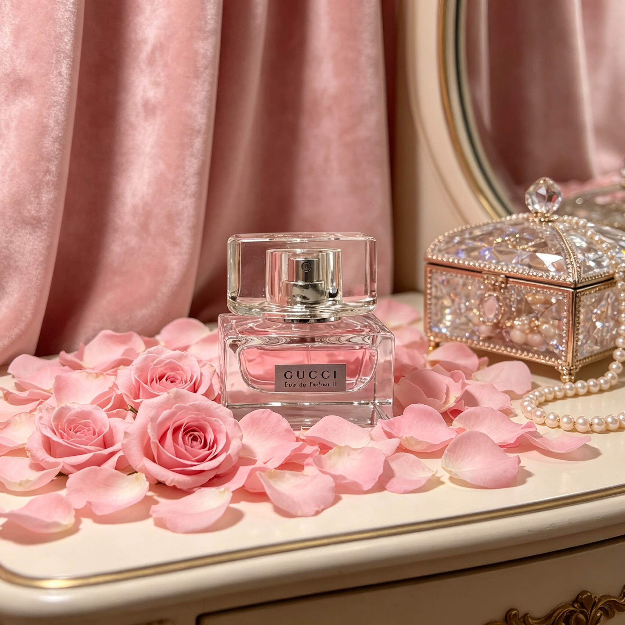Gucci Minimalist Pink Box Square Floral Eau de Parfum For Women-50ml