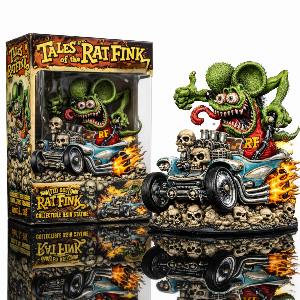 Rat Fink Skull Road Outlaw POP Collectible