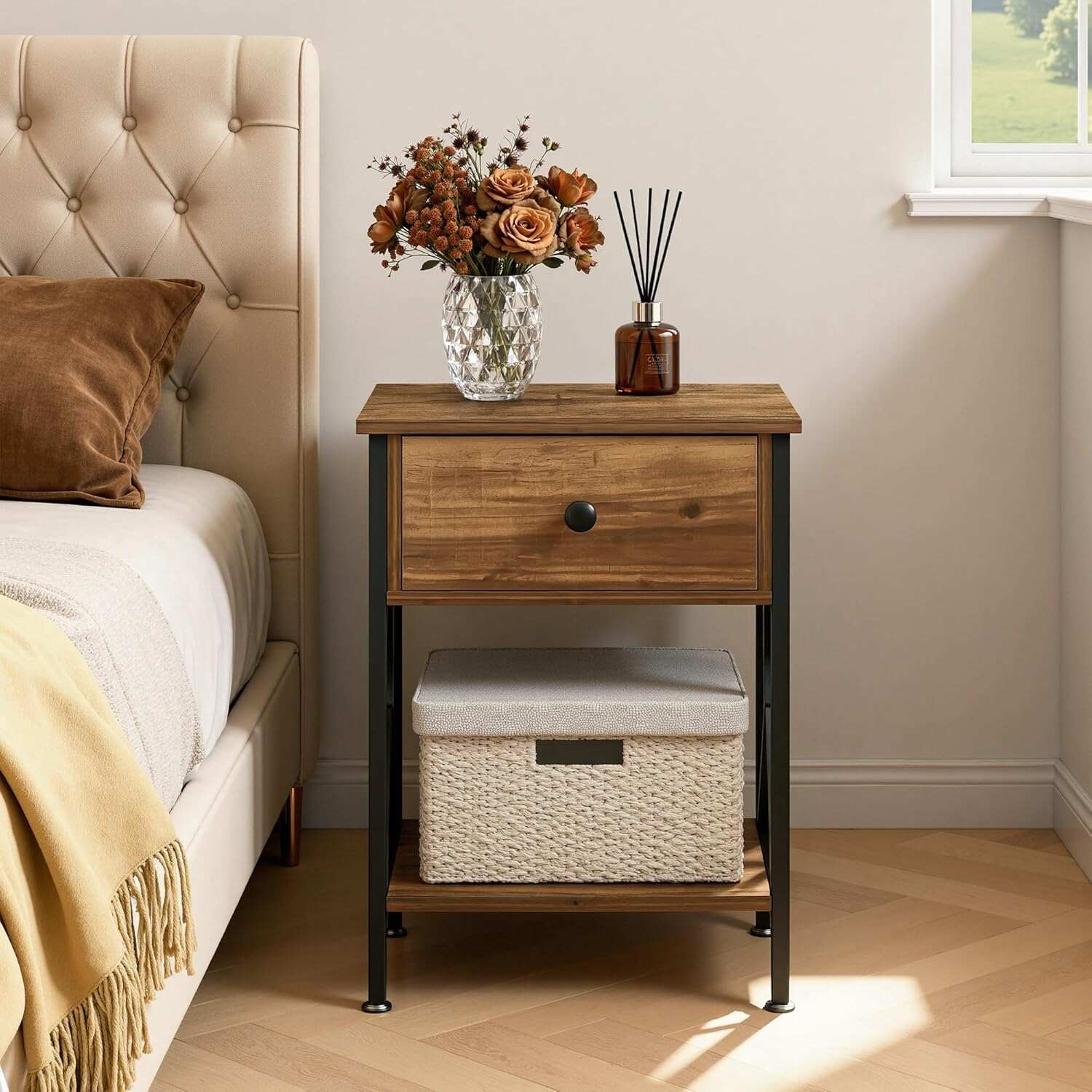 VECELO Nightstand Set of 2