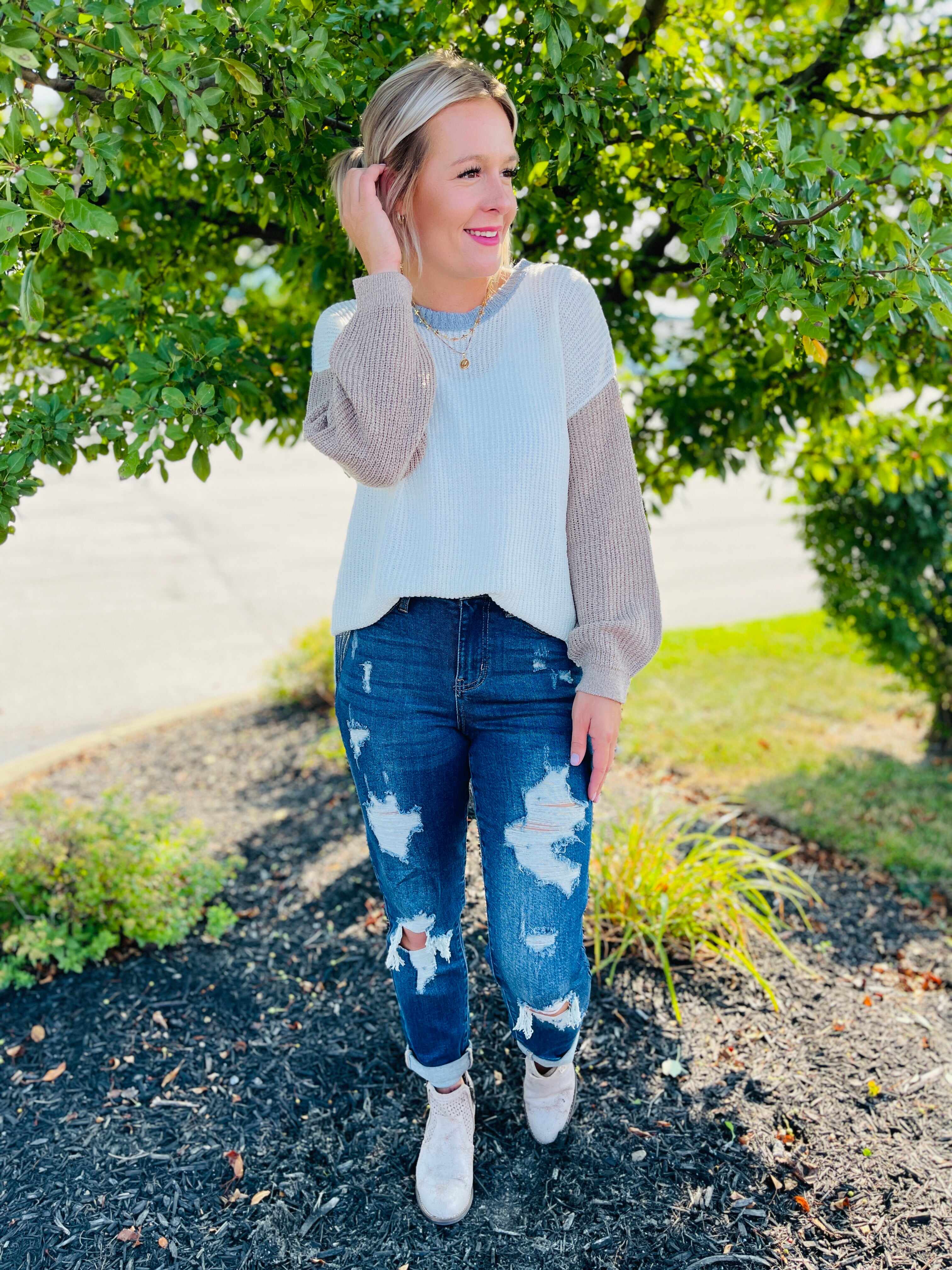 PLUS/REG  A+ Boyfriend Jeans