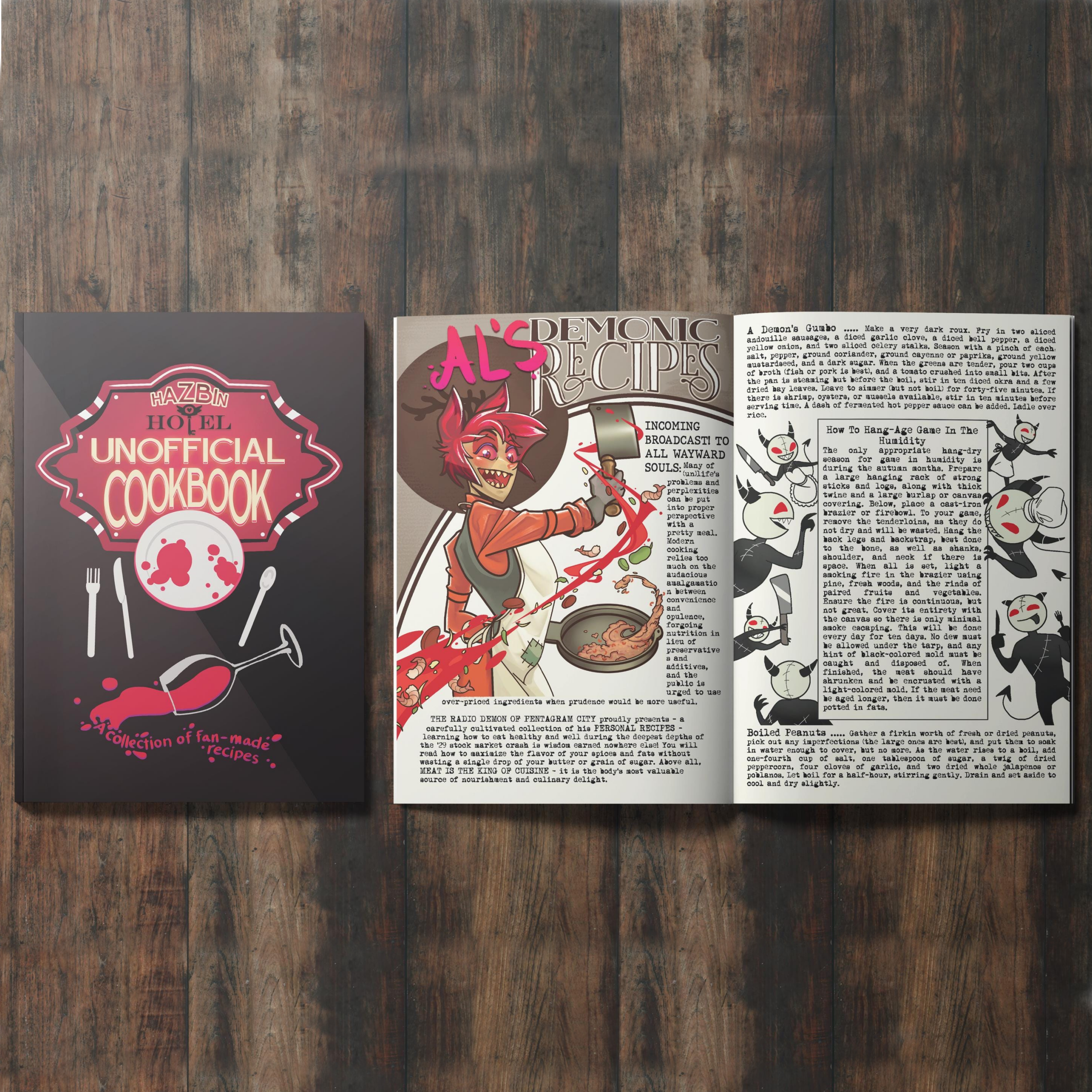 Hazbin Hotel Unofficial Cookbook