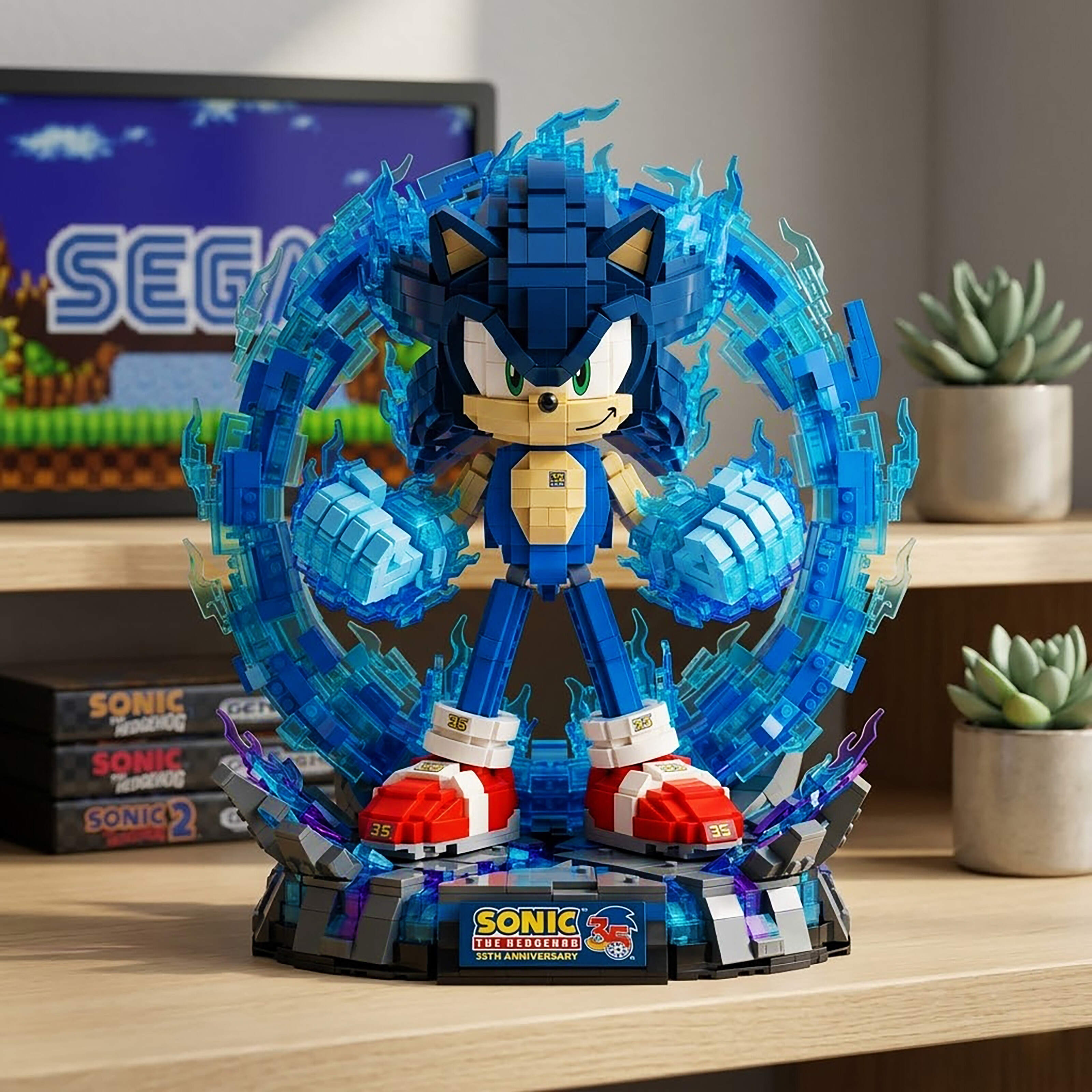 Sonic 35th Anniversary Brick Set 1991-2026 Collectible✨