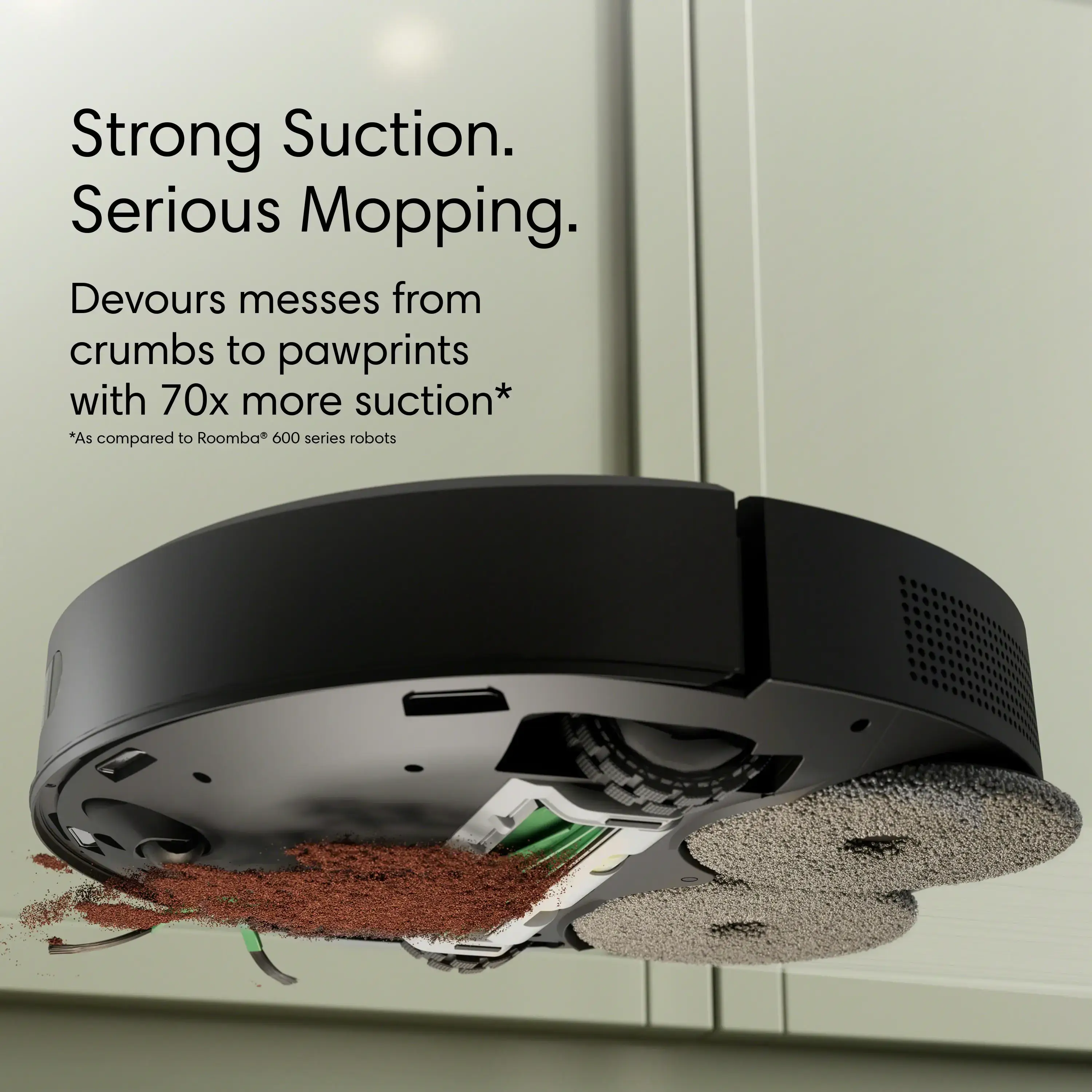 GoodfindDeals Plus 405 Robot Vacuum & Mop, Auto Wash Dock, Strong Suction