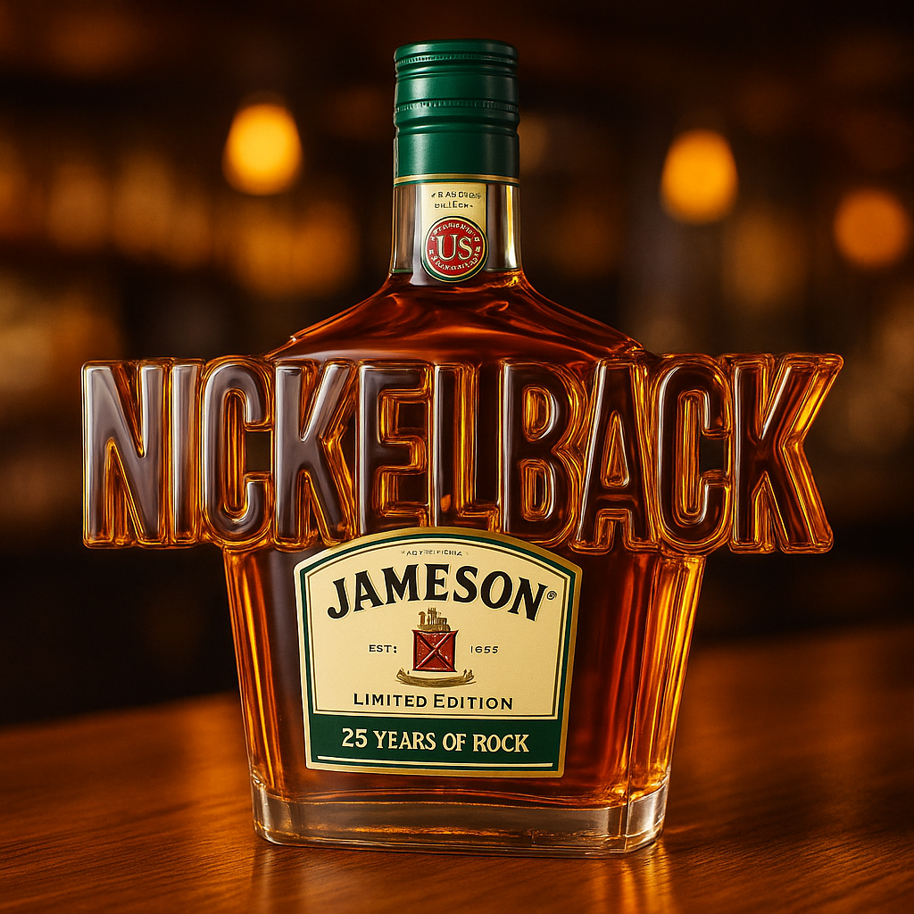 NICKELBACK Limited Whiskey Bottle