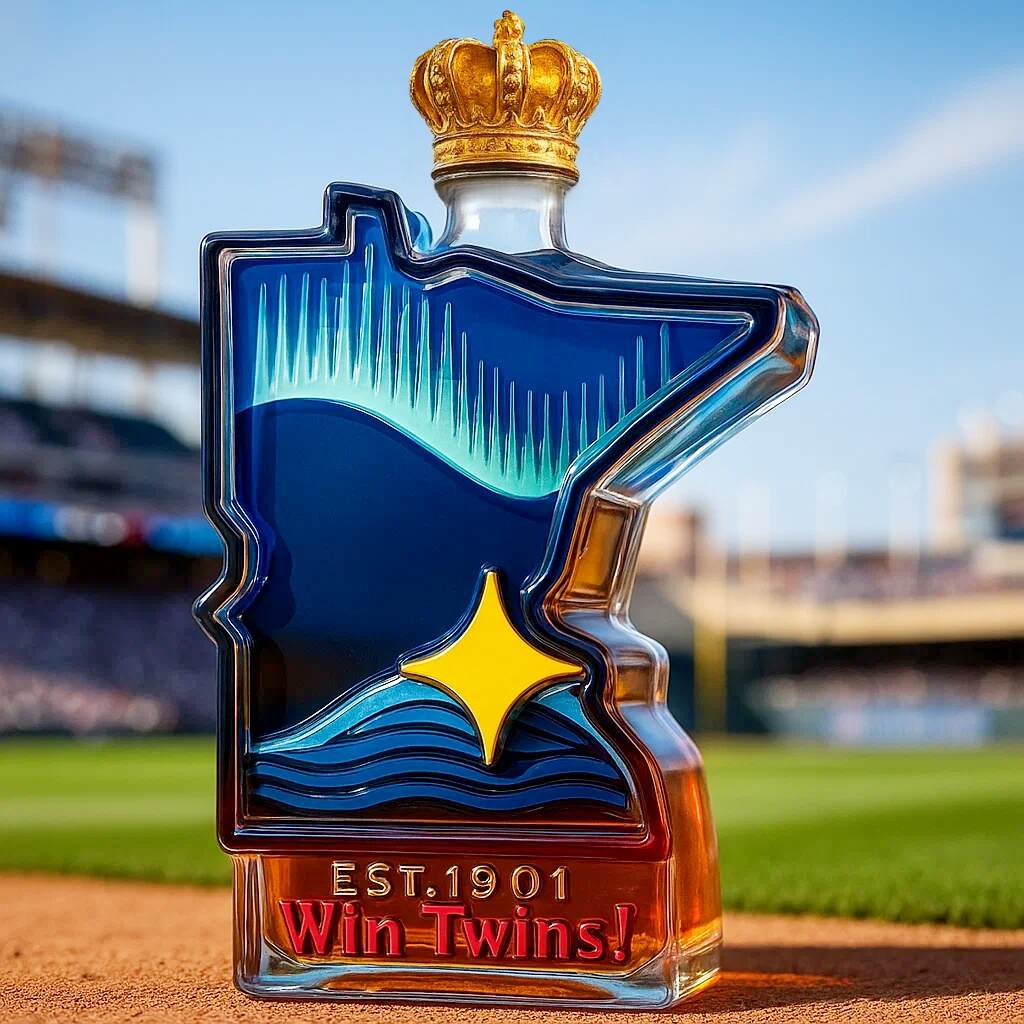 Minnesota Twins Limited Edition Whisky Bottle