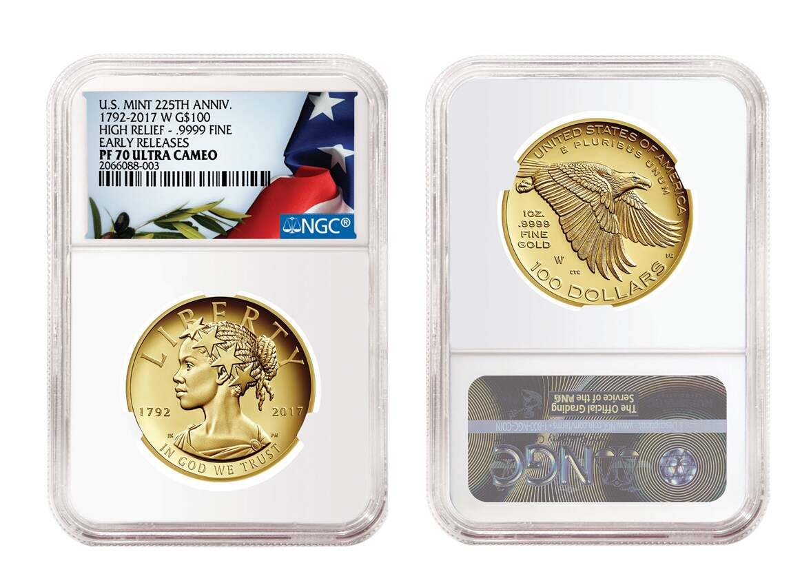 American Liberty One Ounce 225th Anniversary Gold Coin