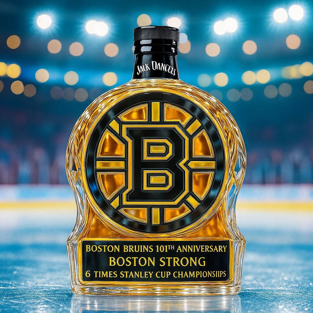 Boston Bruins Honor Whisky Bottle