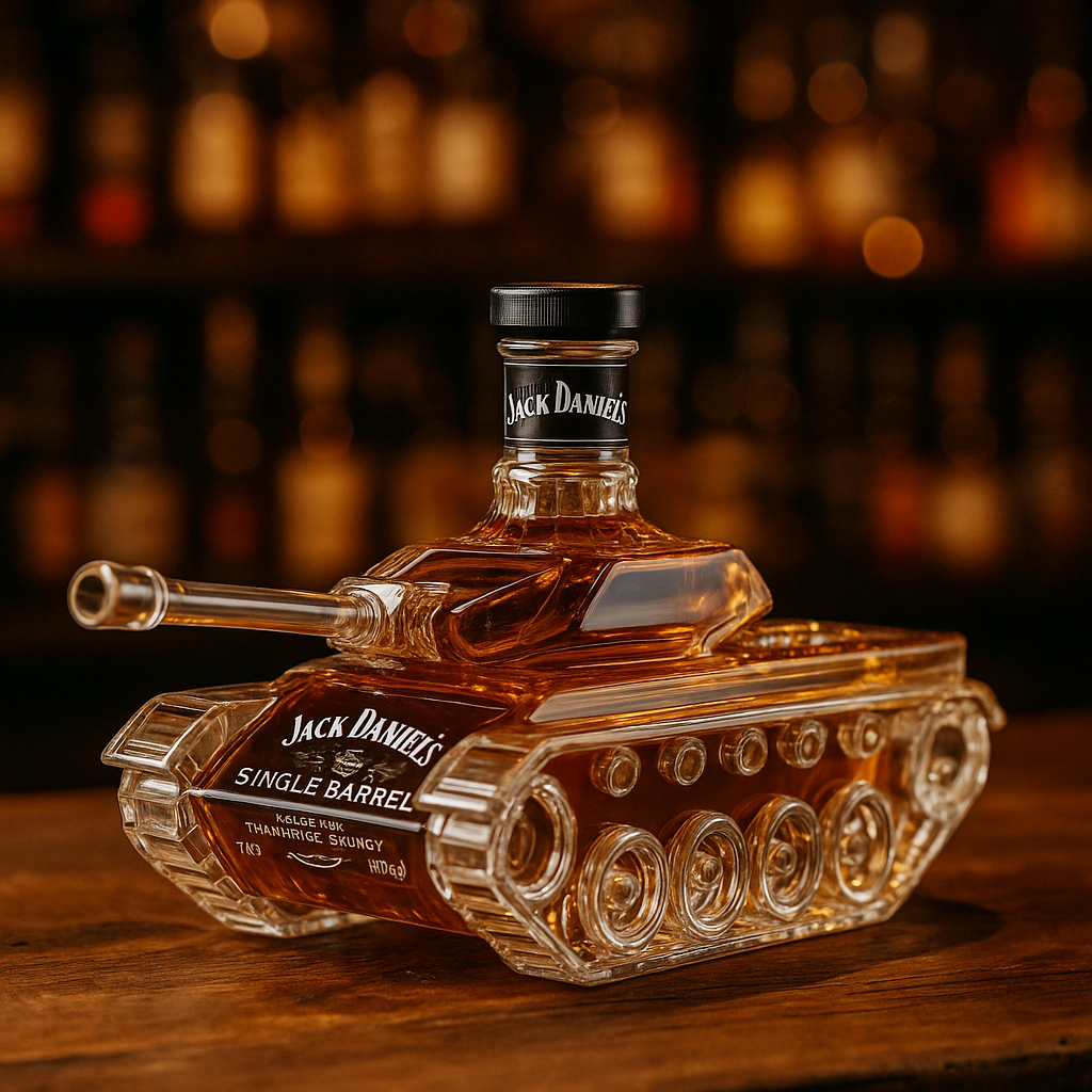 TANK Whiskey Bottle