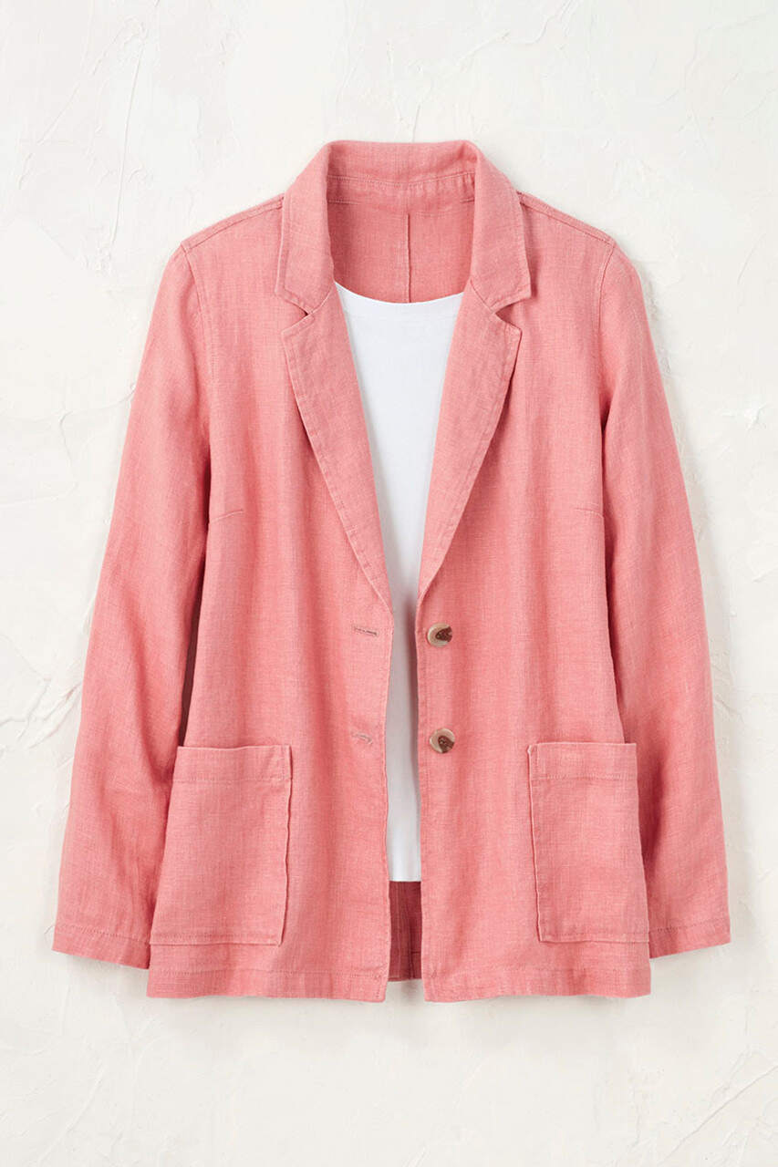 Linen Boyfriend Jacket