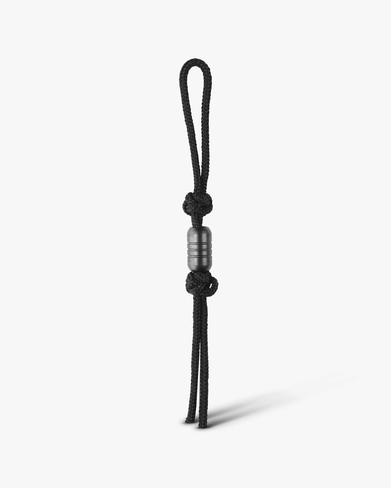 Lanyard, SS Bead | Black PVD