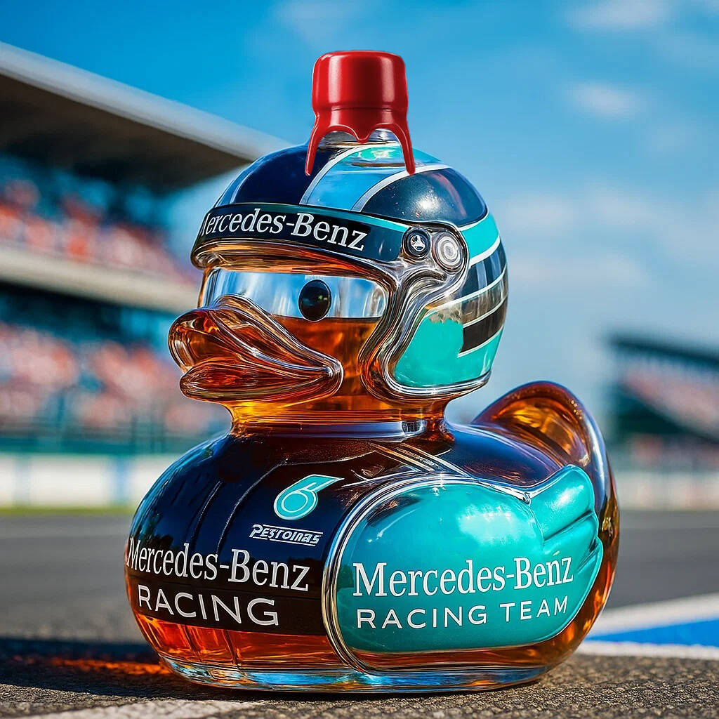 F1 Duck Whisky Bottle