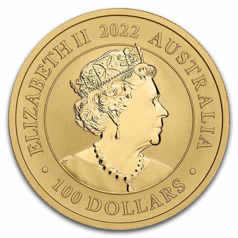 2022 Australia 1 oz Gold Swan BU