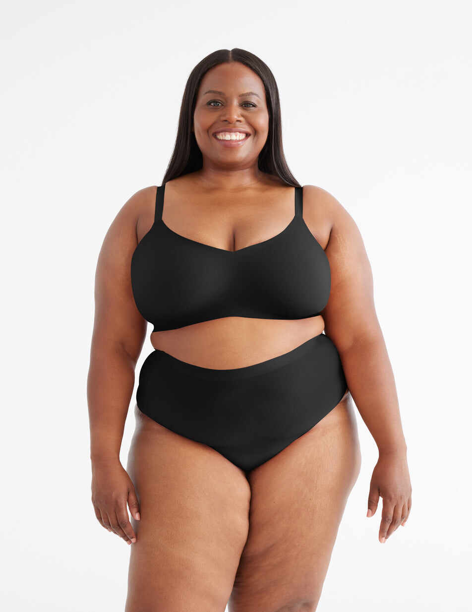 Light Leakproof No-Show High Rise Thong