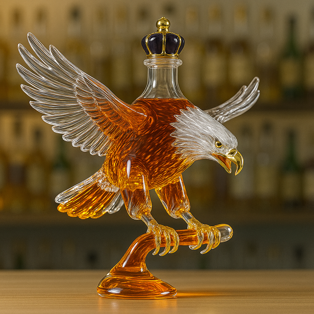 Bald Eagle Whiskey Bottle