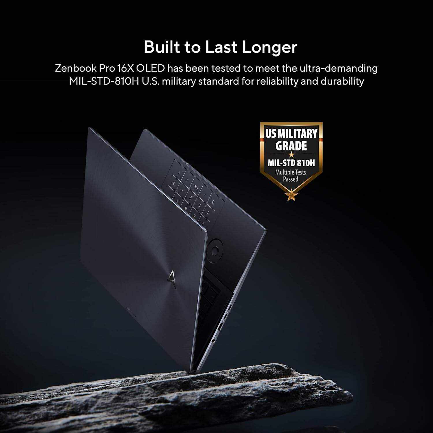 ASUS ZenBook Pro 16X OLED 16 inch 4K OLED 16:10 Touch Display, ASUS Dial, Intel Core i9-12900H, 32GB, 2TB, GeForce RTX 3060 GPU, Windows 11 Pro, Tech Black, UX7602ZM-XB96T