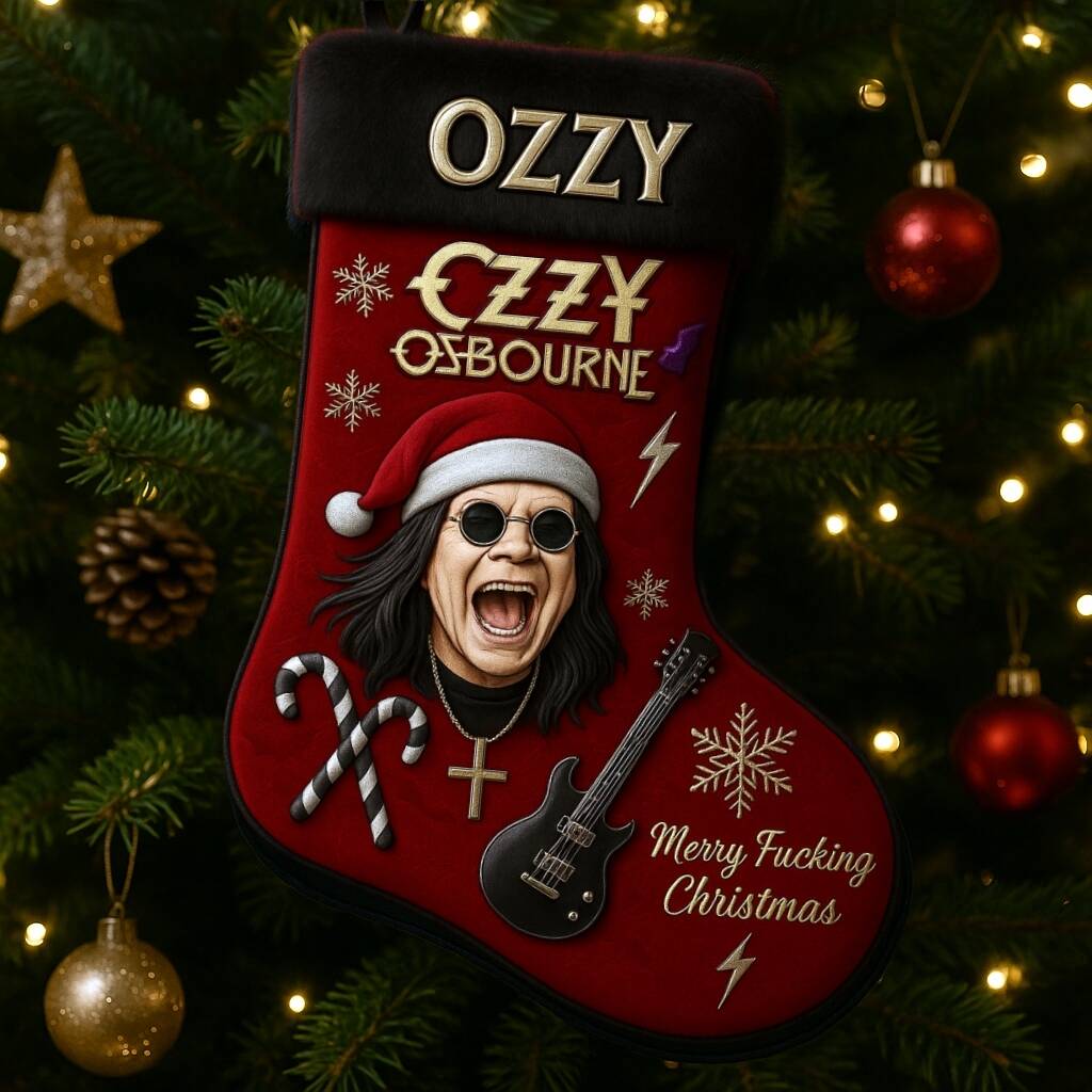 Ozzy Osbourne Christmas Stocking