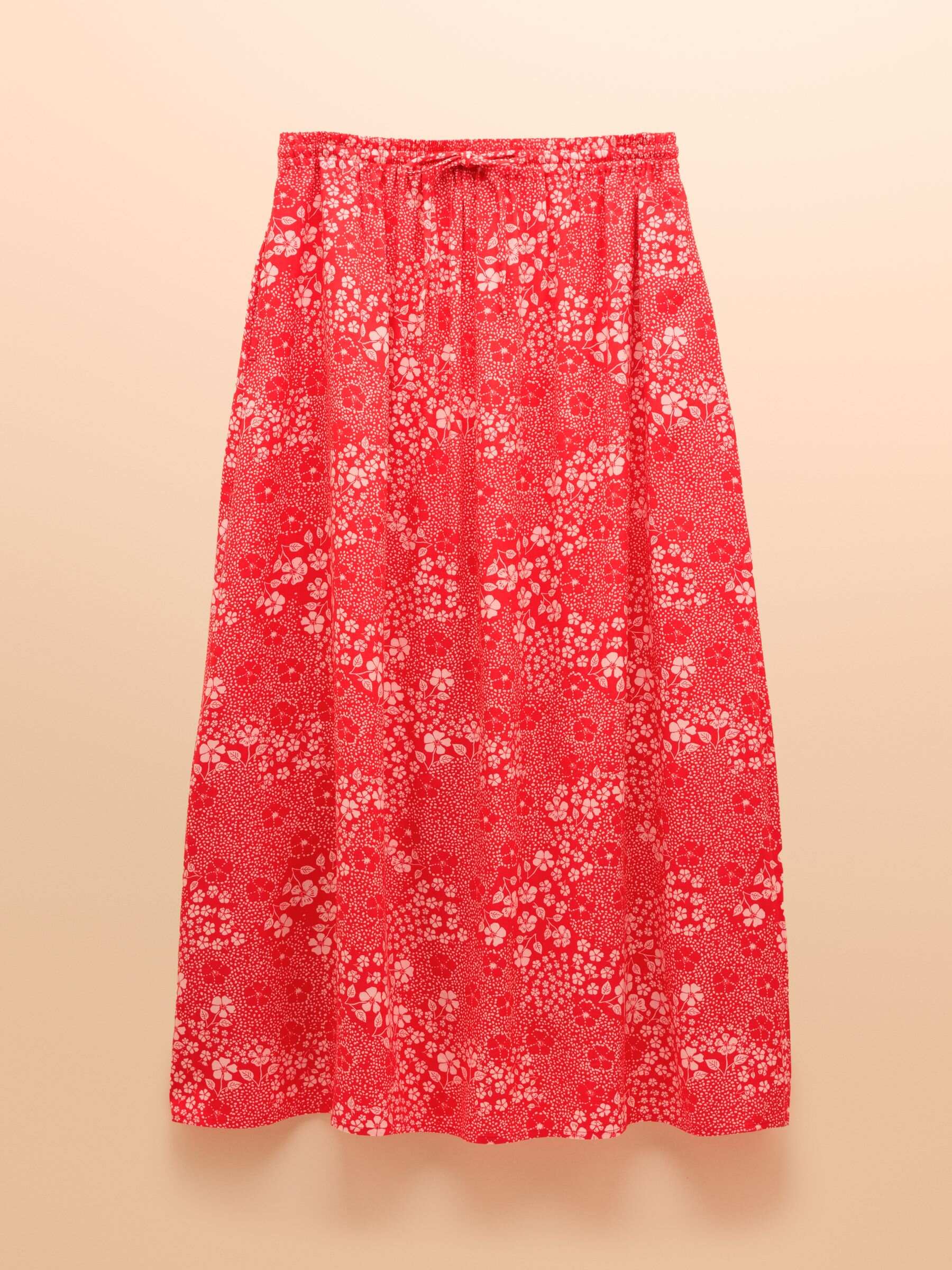 Adele Red Midi Skirt