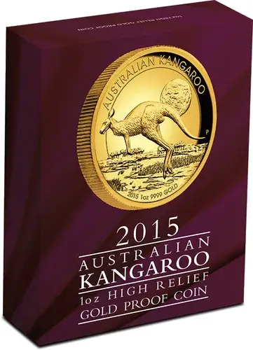 2015 Australian 1 oz Gold Kangaroo Coin