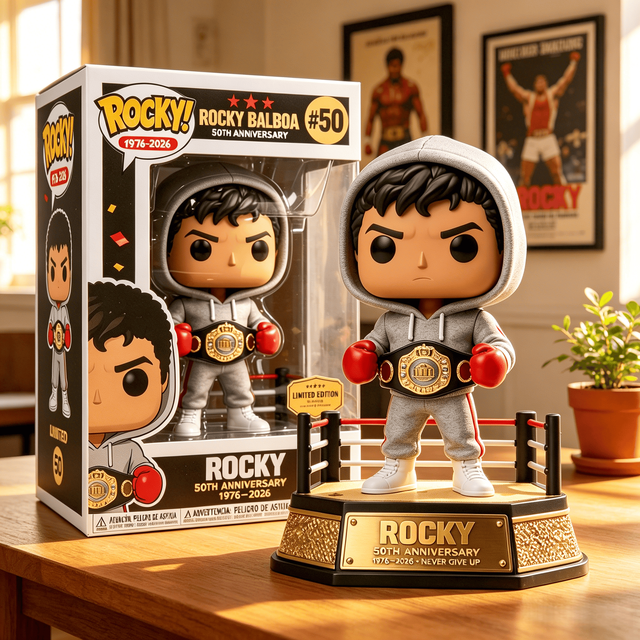 🥊 Rocky Balboa 50th Anniversary Funko Pop!- Limited Edition!